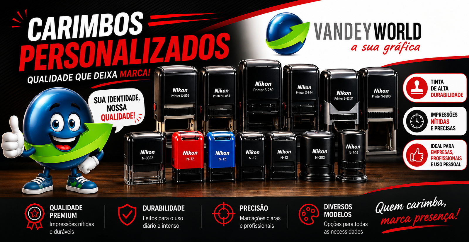 CARIMBOS PERSONALIZADOS