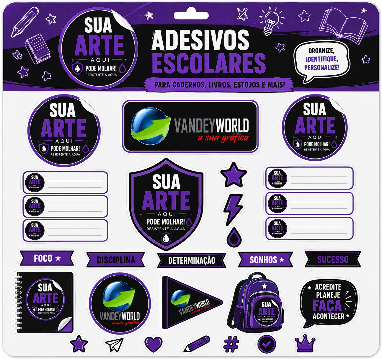 ADESIVO ESCOLAR