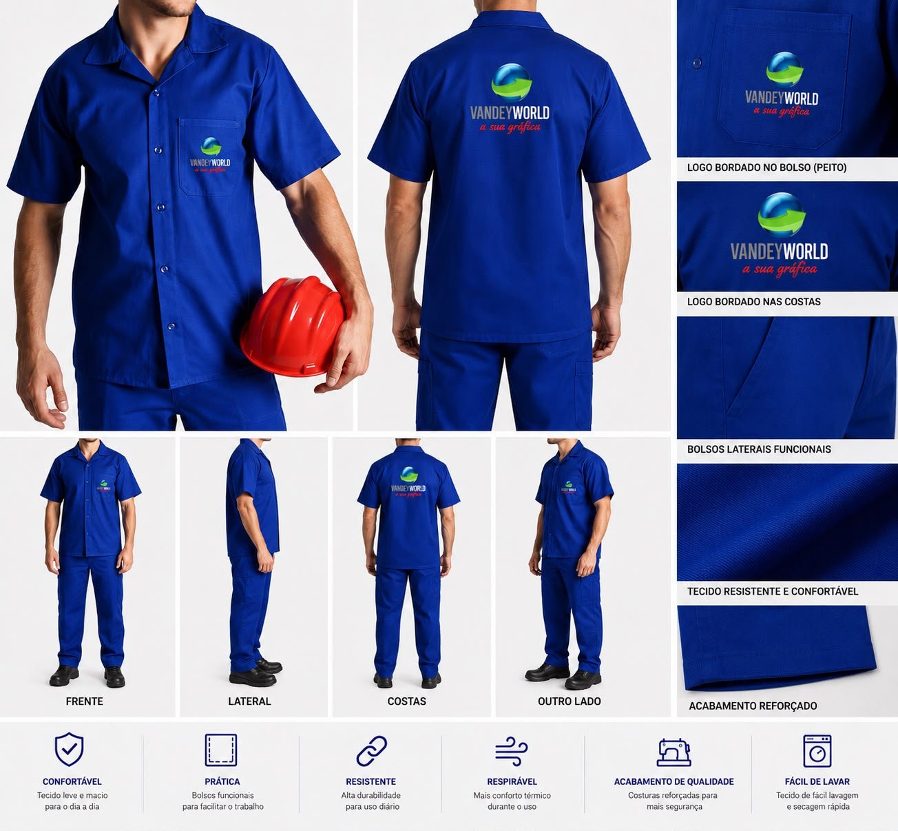 CAMISA OBRA BRIM MANGA CURTA