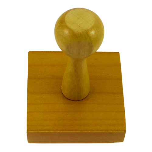 CARIMBO MADEIRA SEM ESPONJA T-200X200MM