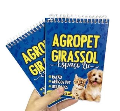 BLOCO DE ANOTAÇÕES RECADO COM ESPIRAL 10X15 CM