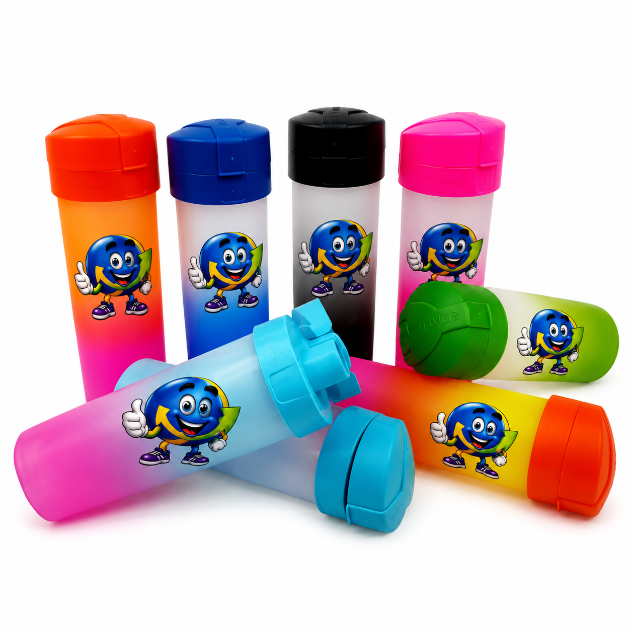 GARRAFA DEGRADE 600ML PERSONALIZADA - SQUEEZE