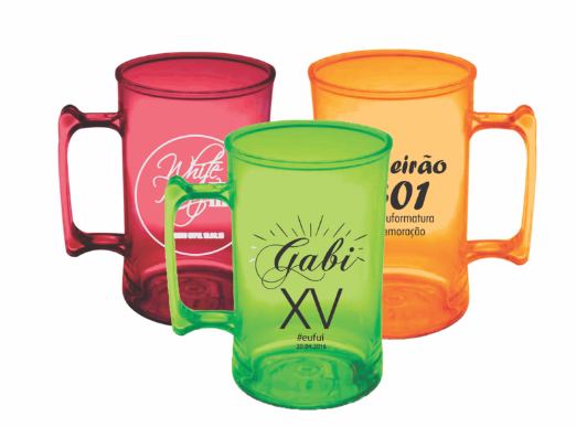 CANECA ACRILICA 300ML - SILK UMA COR