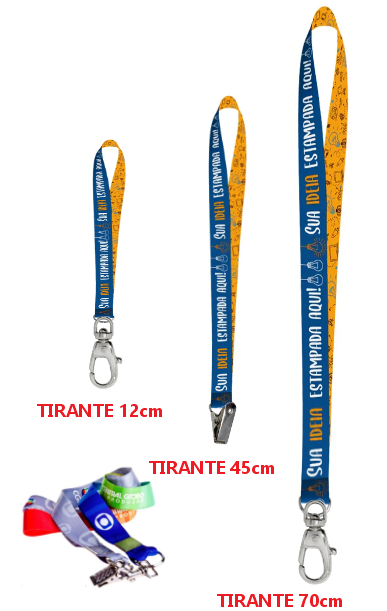 TIRANTE PARA CANECA E CRACHAS 3 MODELOS -ESTAMAPA TOTAL