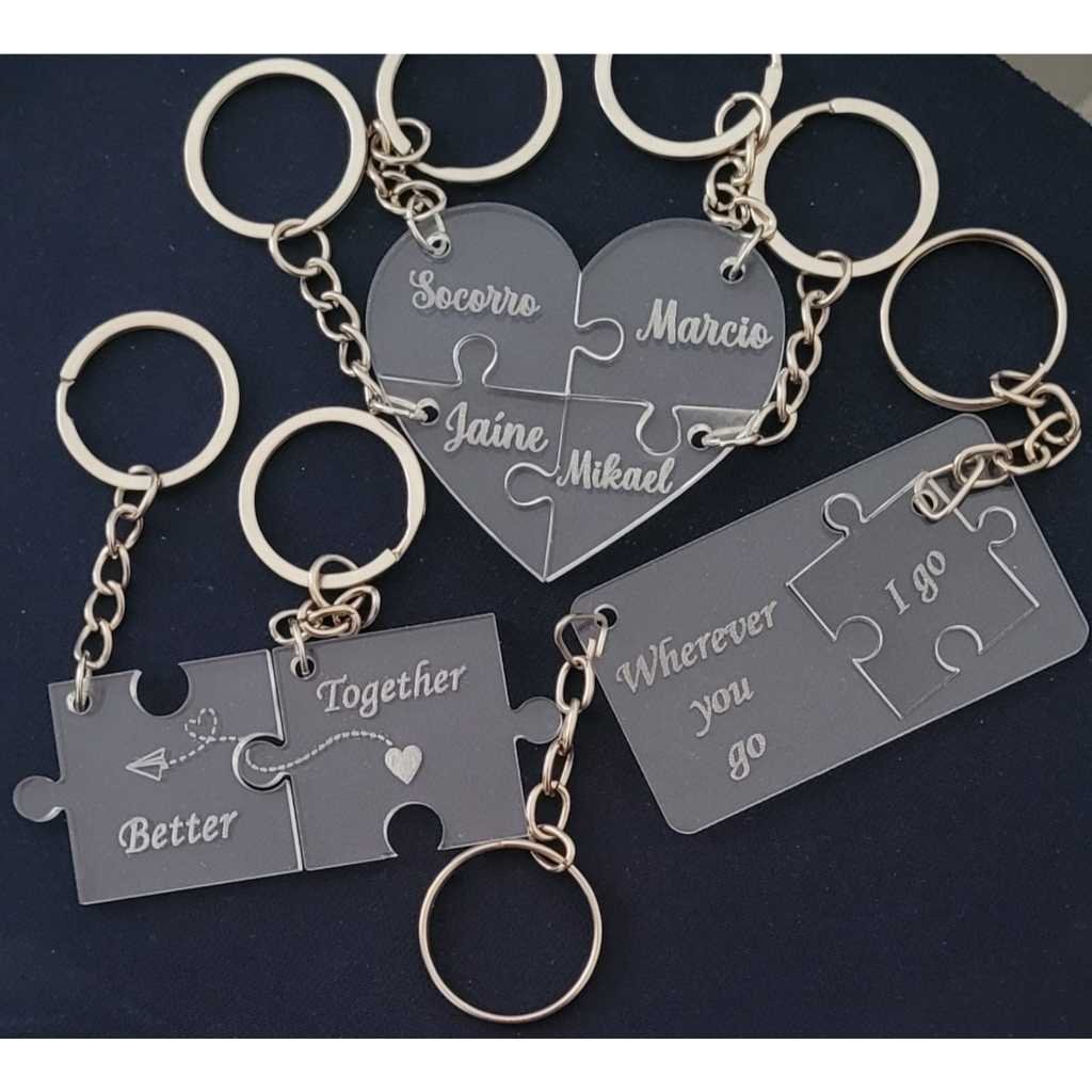CHAVEIRO Acrílico Riscado e Personalizado