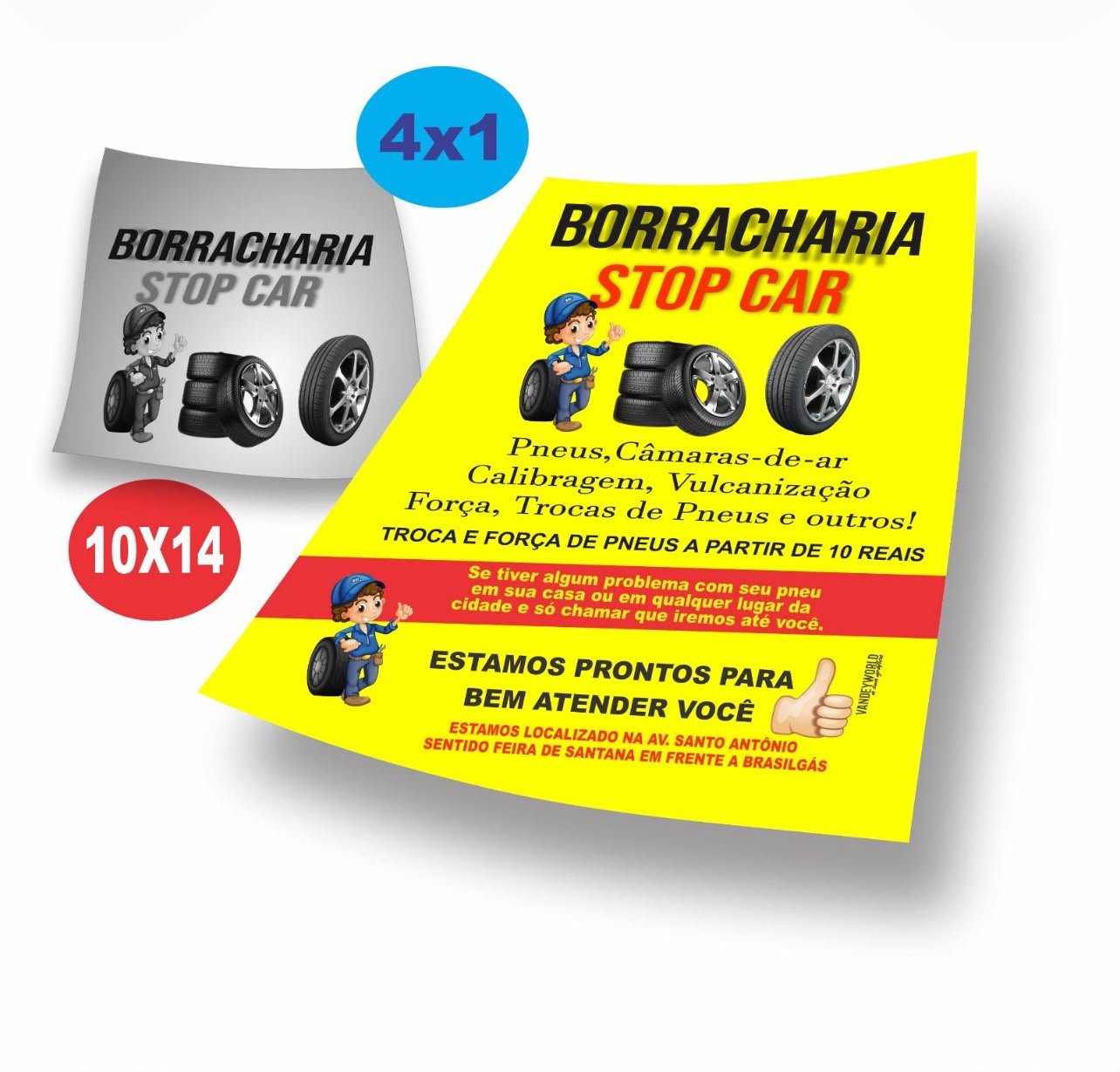 10.000 PANFLETOS 10X14  90G 4X1