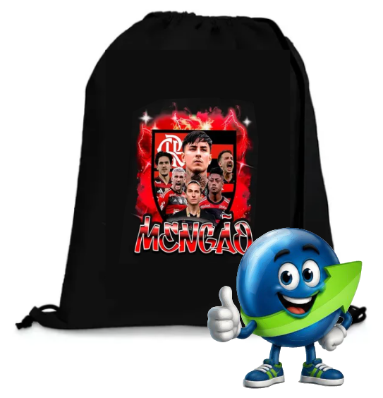 MOCHILA SACO -ESTAMPA DTF FRENTE