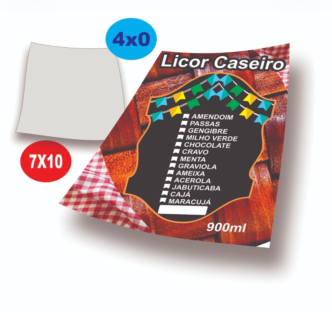 200 PANFLETOS 7X10  90G 4X0