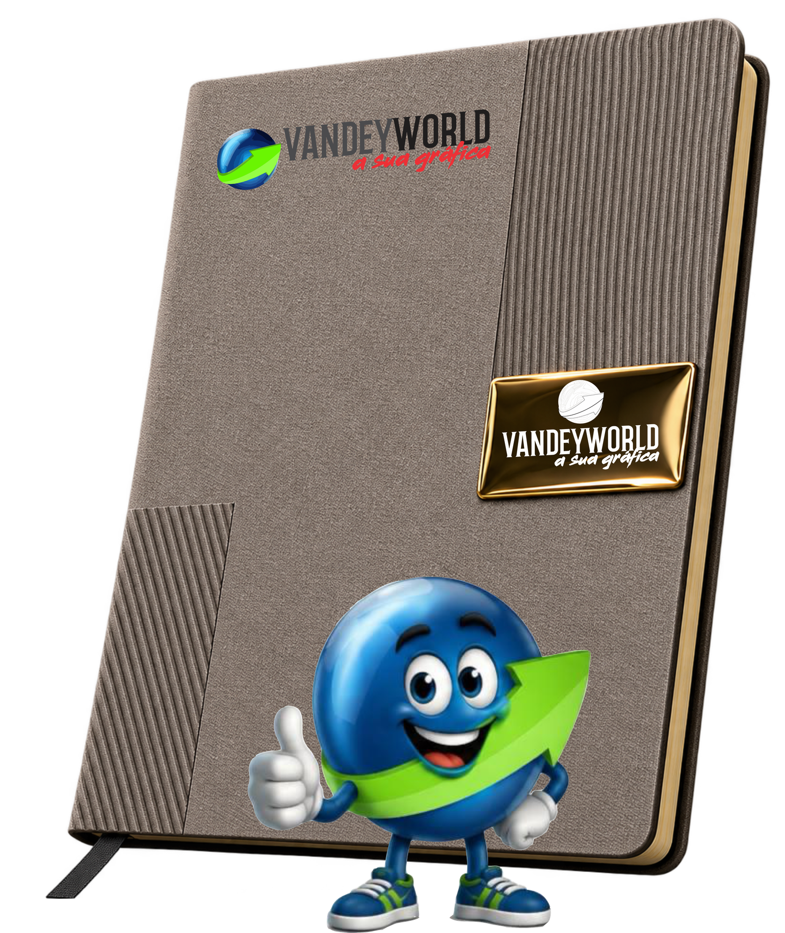 AGENDA PREMIUM+PLACA DE METAL PERSONALIZADA - CAPA DURA 14X20