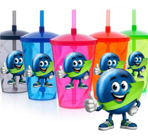 COPO TWISTER 300ML - APLICAÇÃO UV