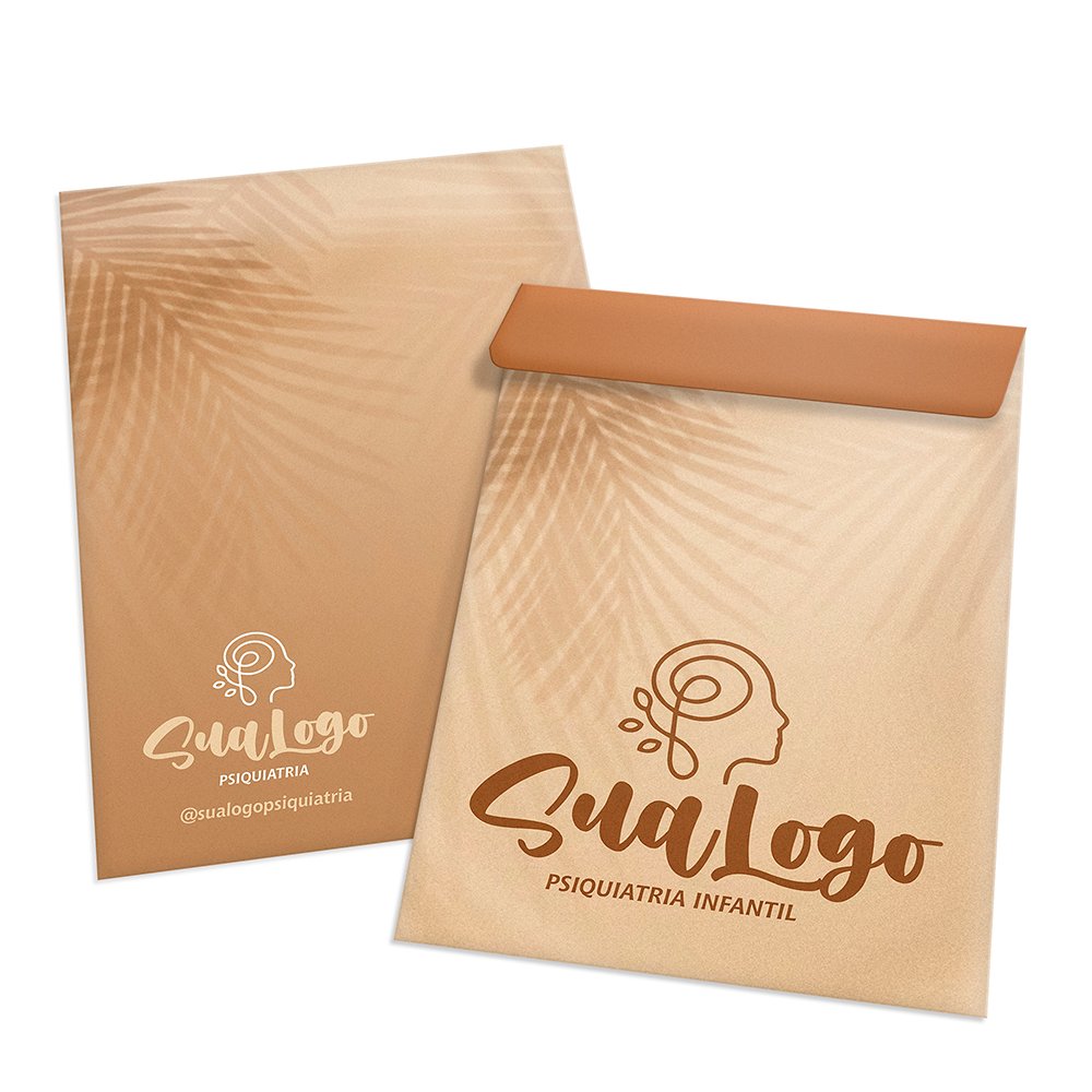 100 - ENVELOPES TIMBRADO A5 - 20X28CM - 4X0