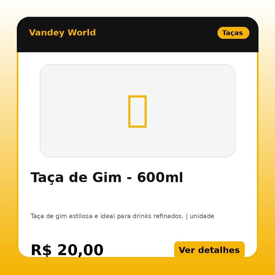Taça de Gim - 600ml