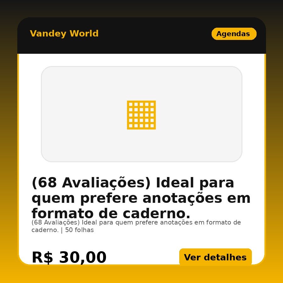 (68 Avaliações) Ideal para quem prefere anotações em formato de caderno.