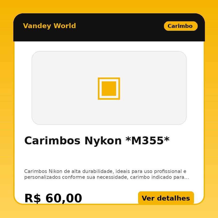 Carimbos Nykon *M355*