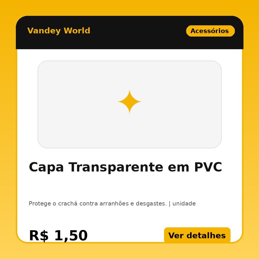 Capa Transparente em PVC