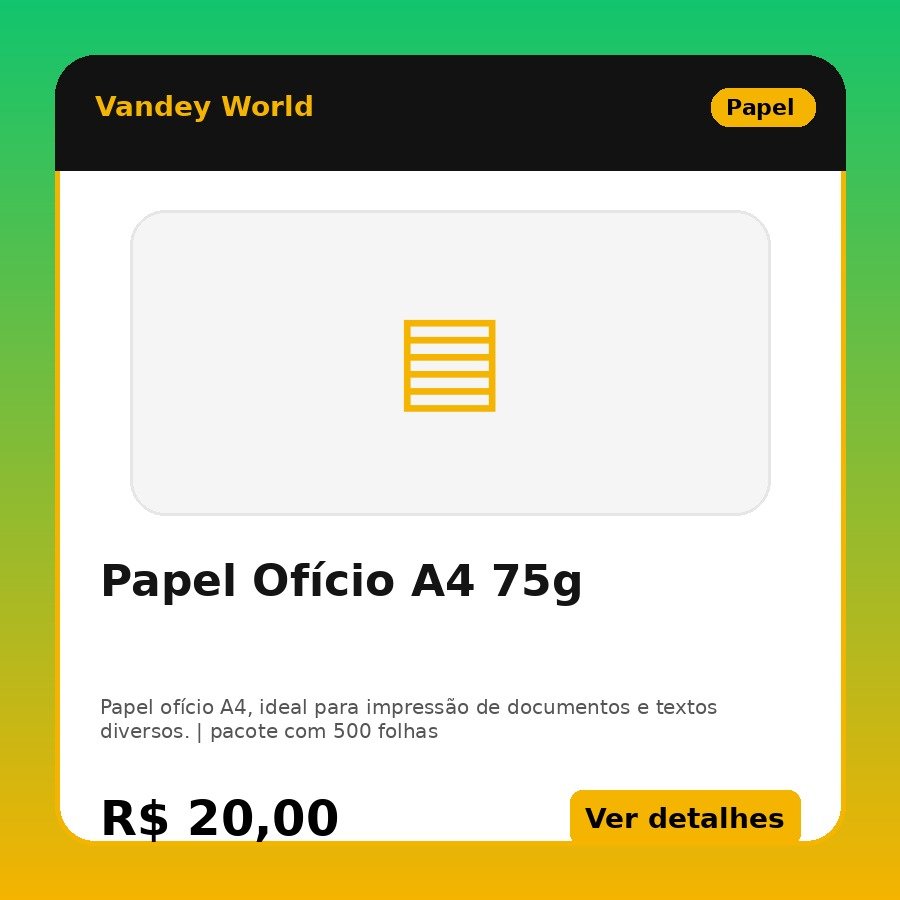 Papel Ofício A4 75g