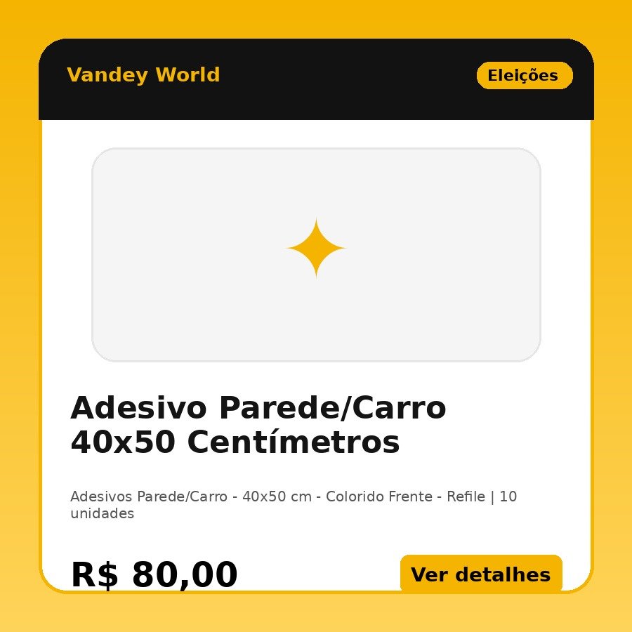 Adesivo Parede/Carro 40x50 Centímetros