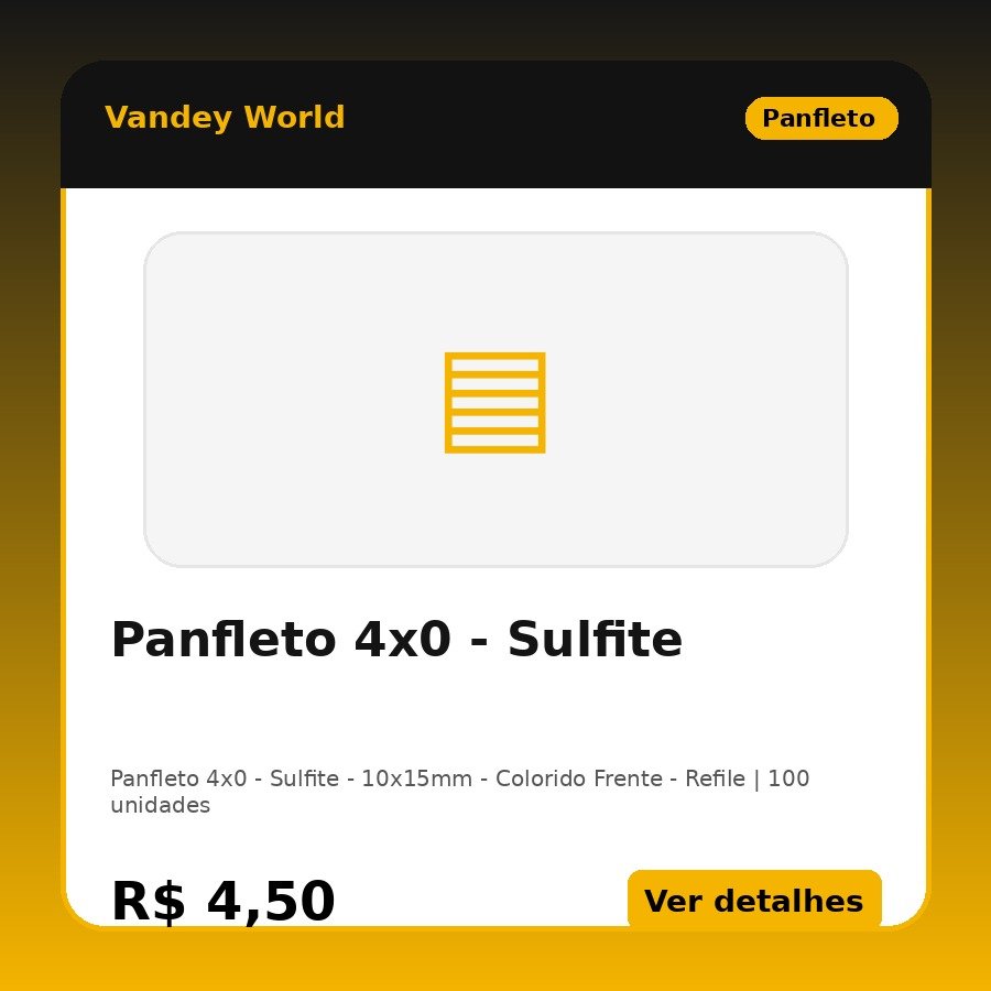 Panfleto 4x0 - Sulfite