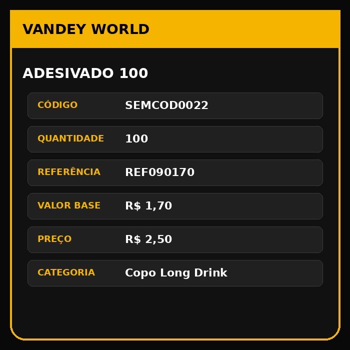 ADESIVADO 100
