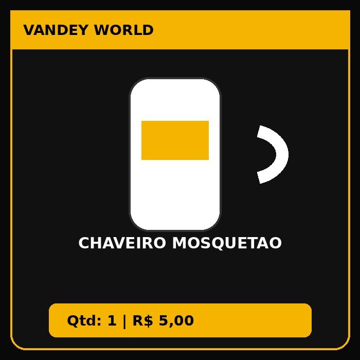 CHAVEIRO MOSQUETAO